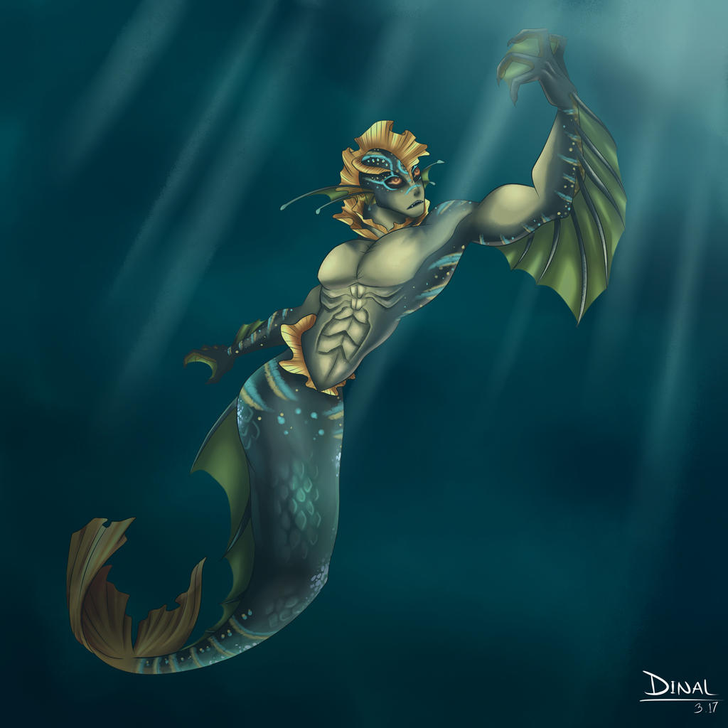 Mermen Creature Sea Creature - Mermen / Fishmen by DinalAndy on DeviantArt