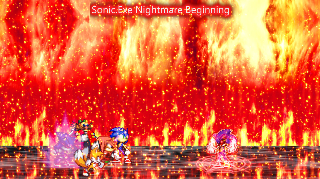 Sonic.Exe Nightmare Beginning by ArchTheDemon on DeviantArt