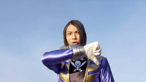 Gokai Blue Roll Call (Helmetless)