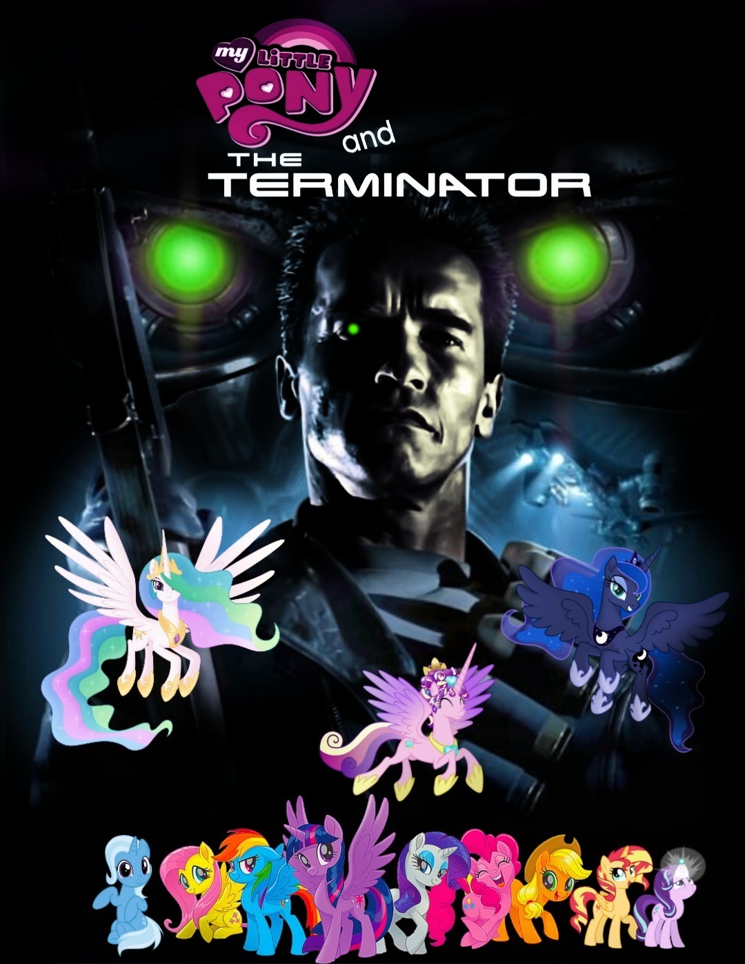Terminator Pokemon Deviantart Mlp and the terminator crossover poster 4 by marvelous554 on DeviantArt