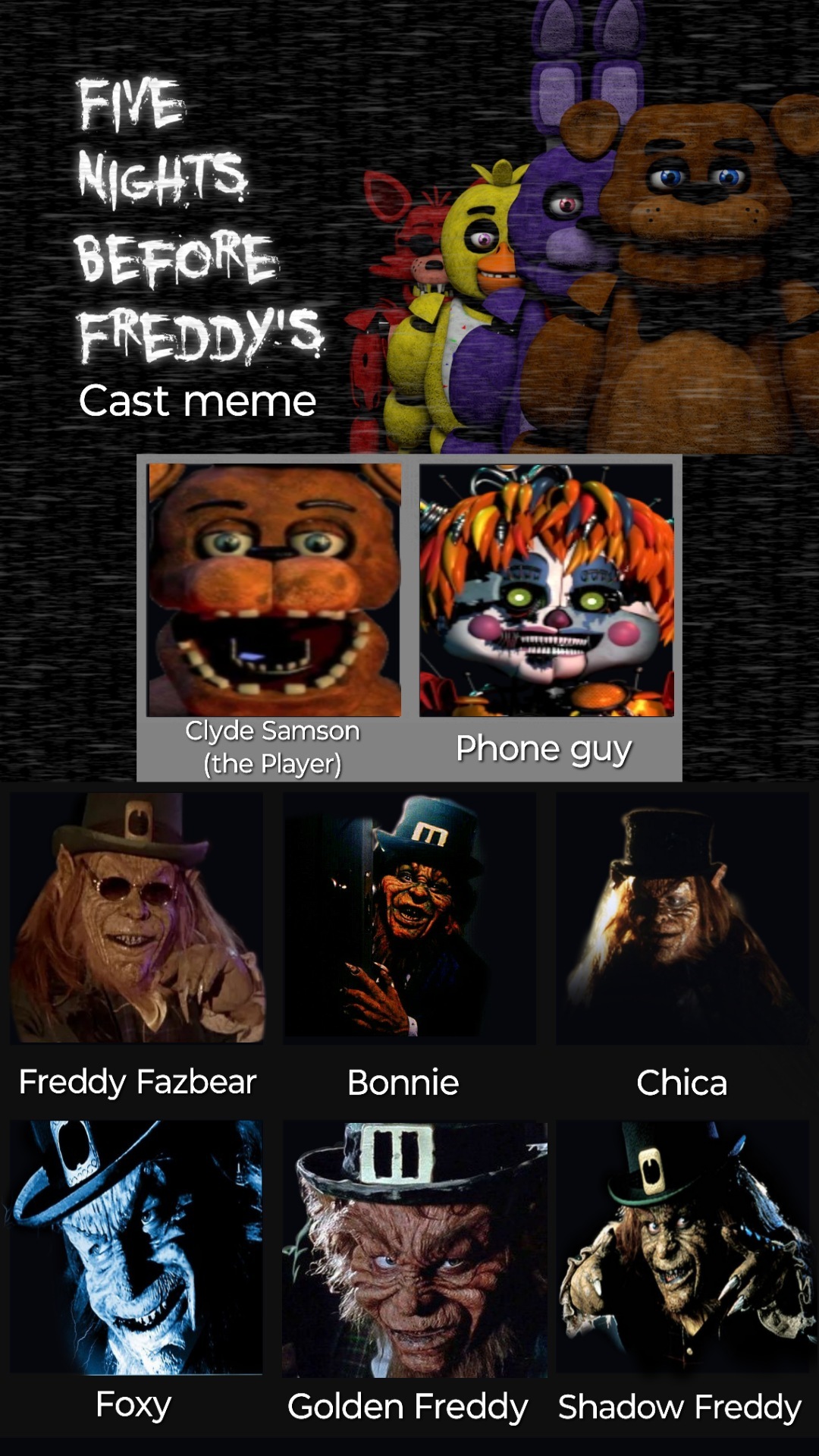 Shadow Freddy Fan Casting for Five Nights at Freddy's: The Horror