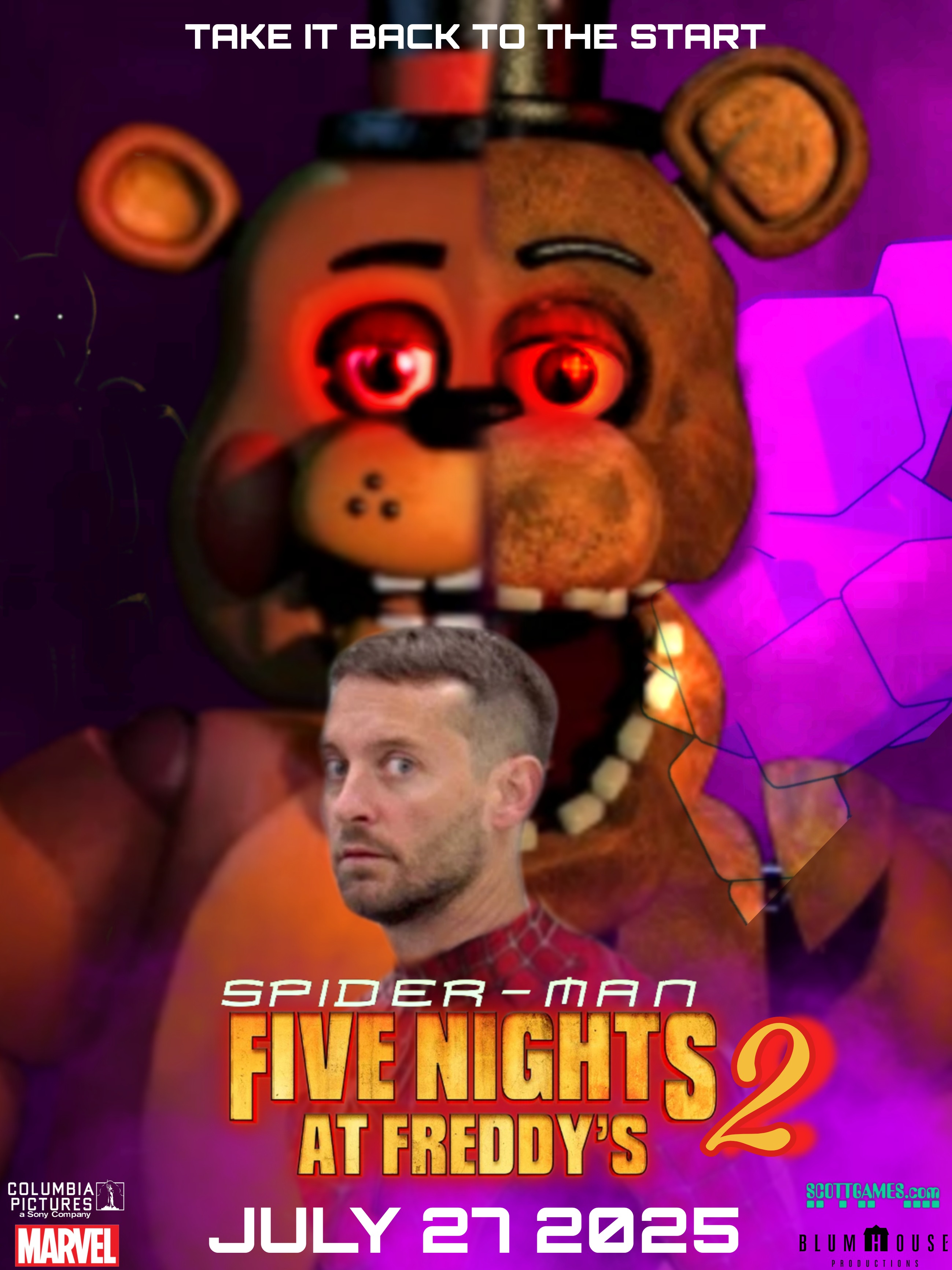 Fnaf 2 movie poster by marvelous554 on DeviantArt