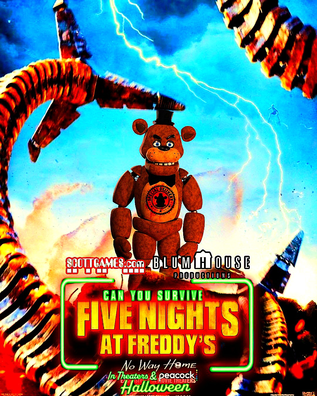Fnaf 2 movie poster by marvelous554 on DeviantArt