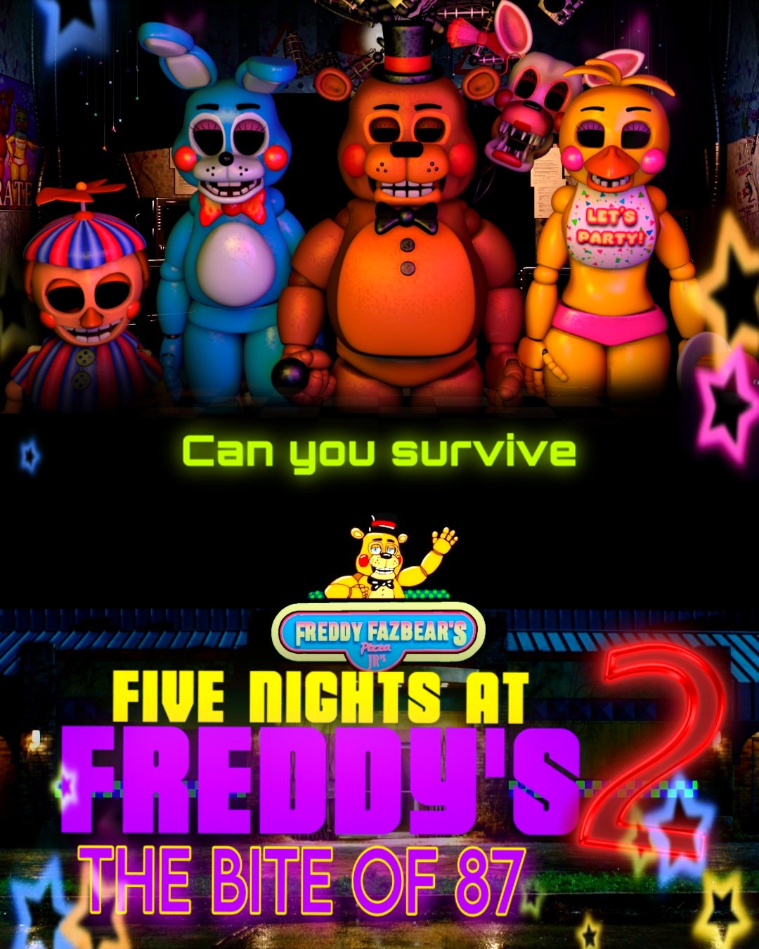 Five Nights At Freddy's 2 MOVIE POSTER by donko0ffical on DeviantArt