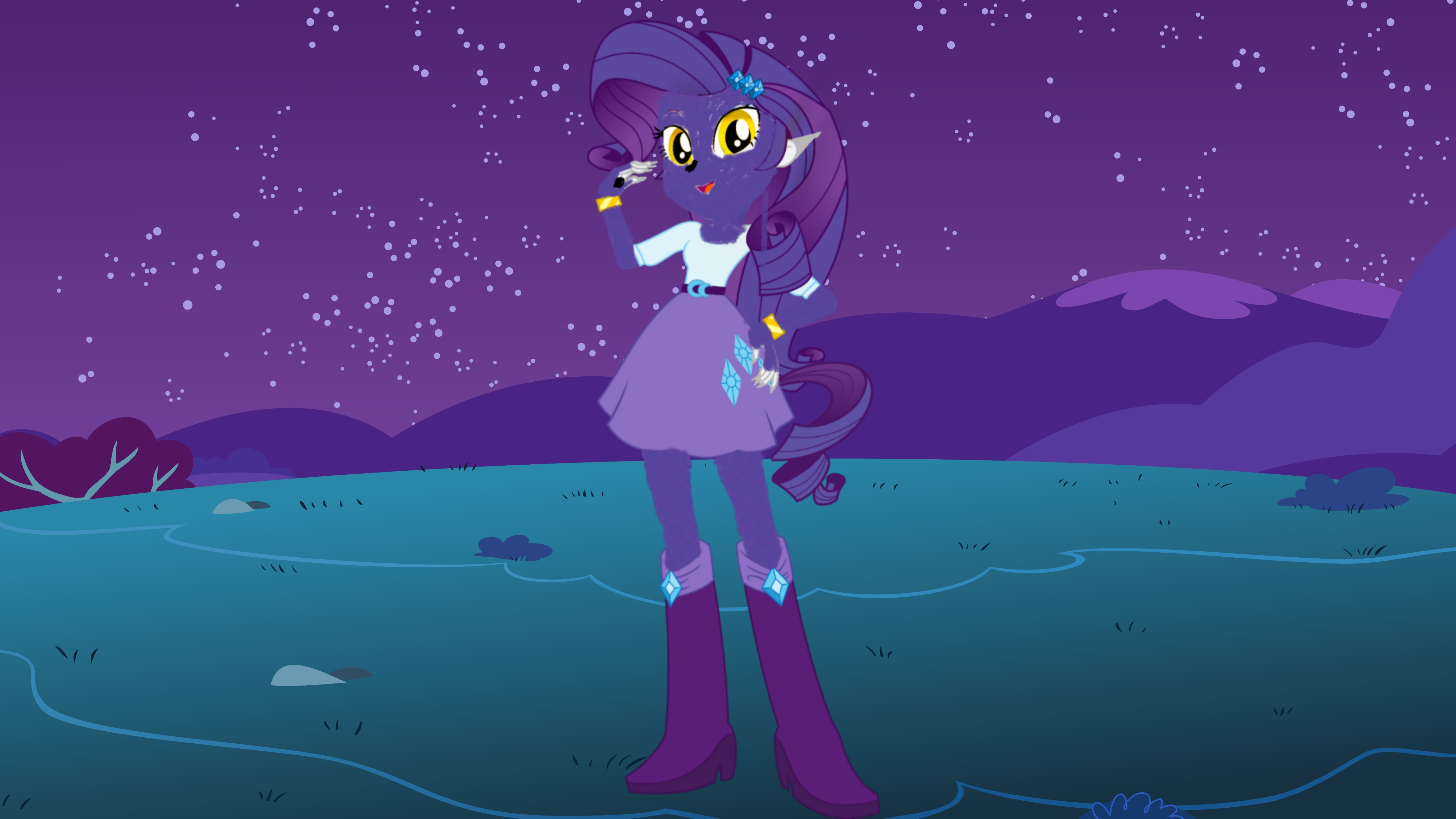 Wolf-i-fied rarity (EQG) by marvelous554 on DeviantArt