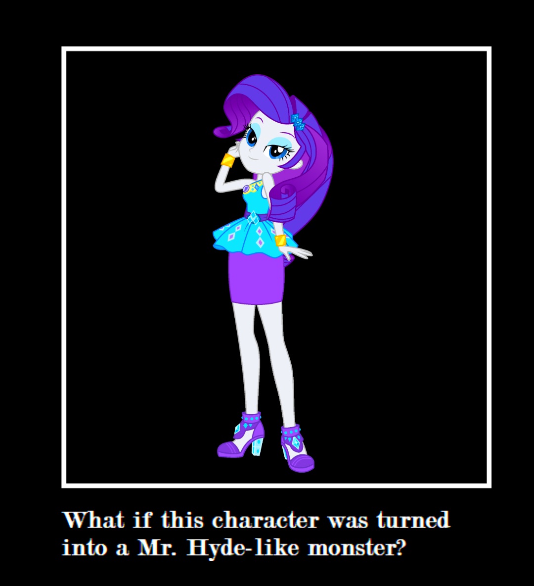 Monster Rarity What if Rarity becomes a Hyde-like monster by marvelous554 on DeviantArt