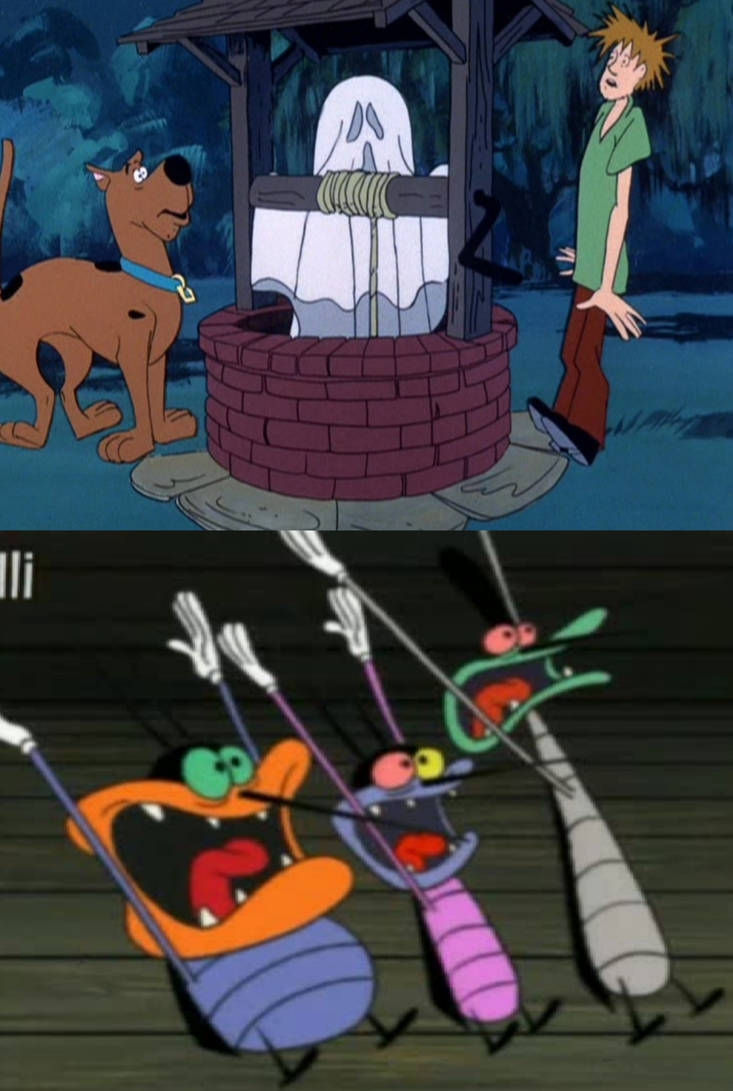 Cockroaches scared of Wishing Well Ghost by marvelous554 on DeviantArt