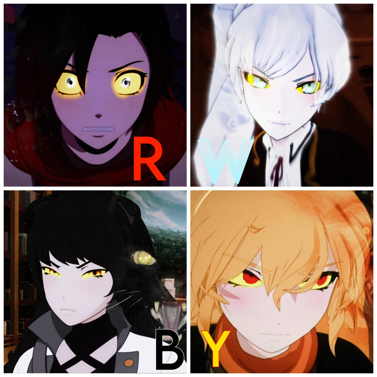 A Rabbit Among Wolves Rwby Team RWBY's inner animal calling... by marvelous554 on DeviantArt