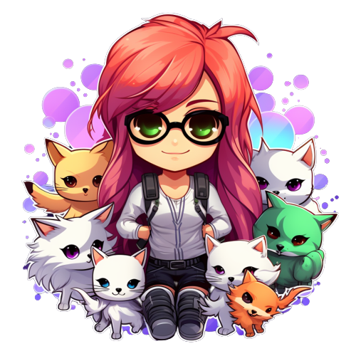 Jerry0420 Red Hair Chibi Anime Girl - Heterochromi by casualnerding on ...