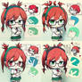 Projectfkifiknow Red Hair Chibi Anime Girl - Heter