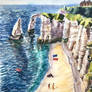 etretat illustration