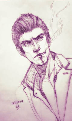 Kazuma Kiryu doodle