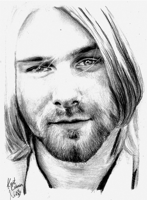 Drawing: Kurt Cobain