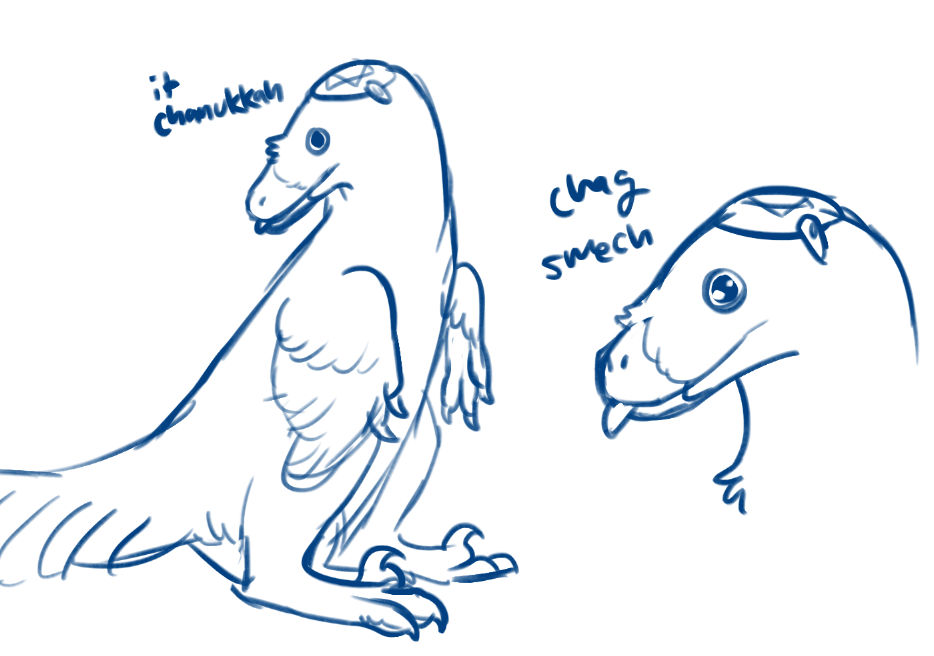 improved holiday raptor by artlatkes on DeviantArt