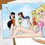 Senshi at the Beach