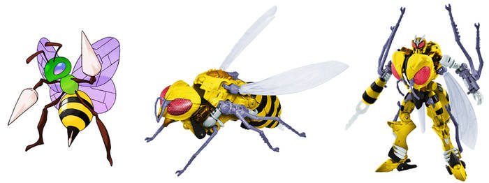 Waspinator and Beedrill Digibash