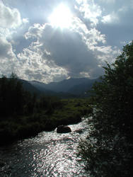 Stream in the Mountains