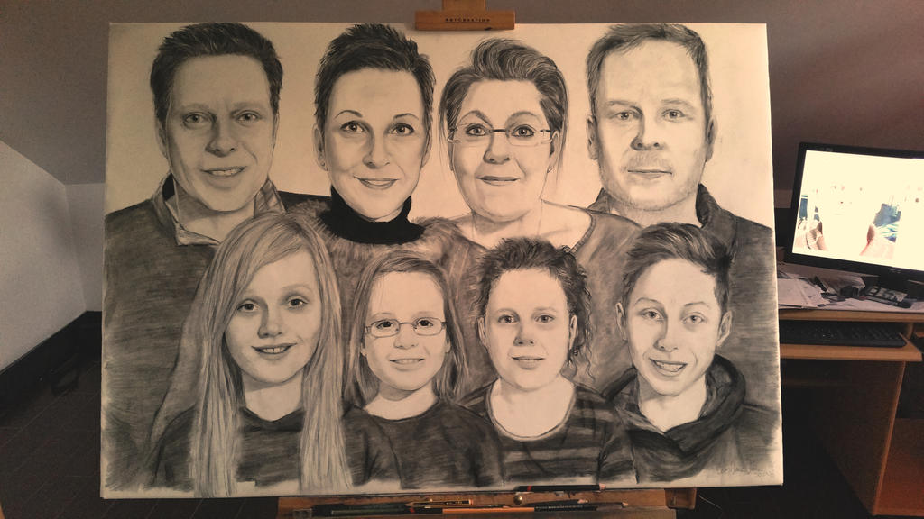 Family Deviantart Family Portrait FINAL by Kreativitist on DeviantArt