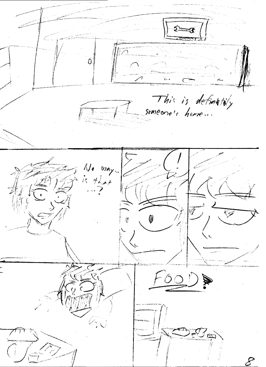 Unnamed comic Page 8 rough draft