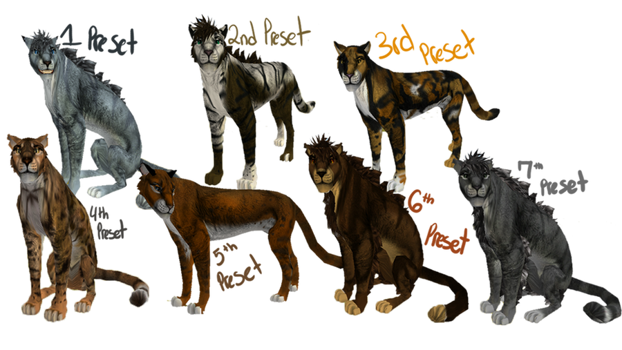 Warrior Cat Presets