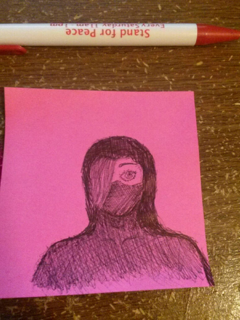 sticky note art by cakepopking on DeviantArt