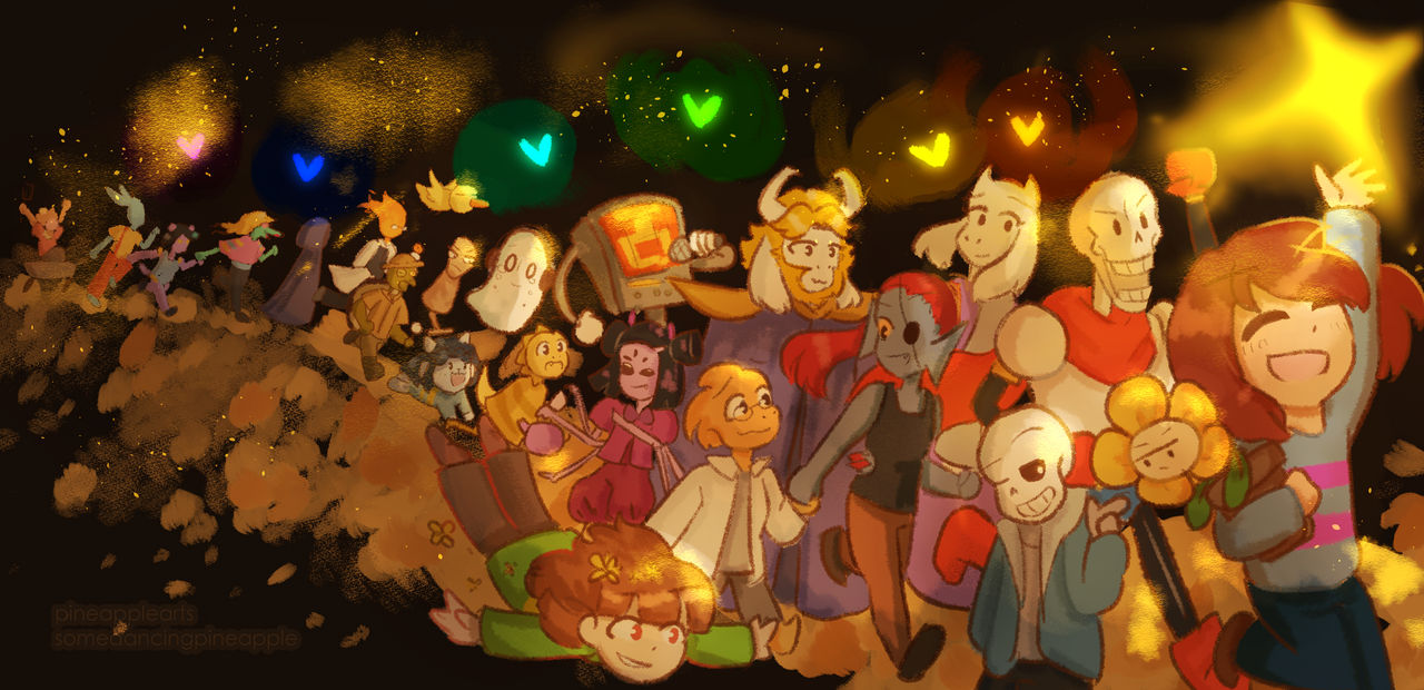 Undertale 7th Anniversary by somedancingpineapple on DeviantArt