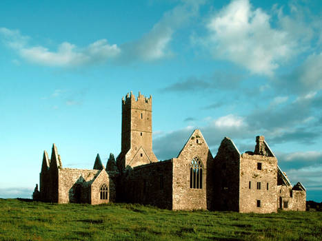 Ruins of Ross abbey, Ireland