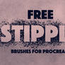 FREE Procreate Stippling Brushes