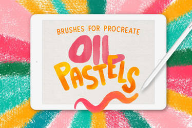 Procreate Brushes: OIL PASTEL