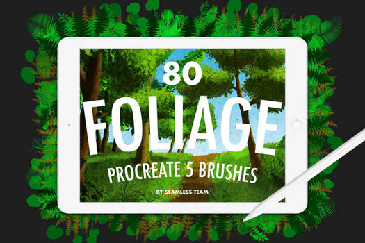 Procreate 5: Foliage Brushes
