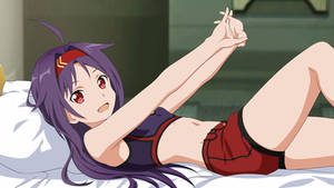 Sword art online fatal bullet yuuki bed scene