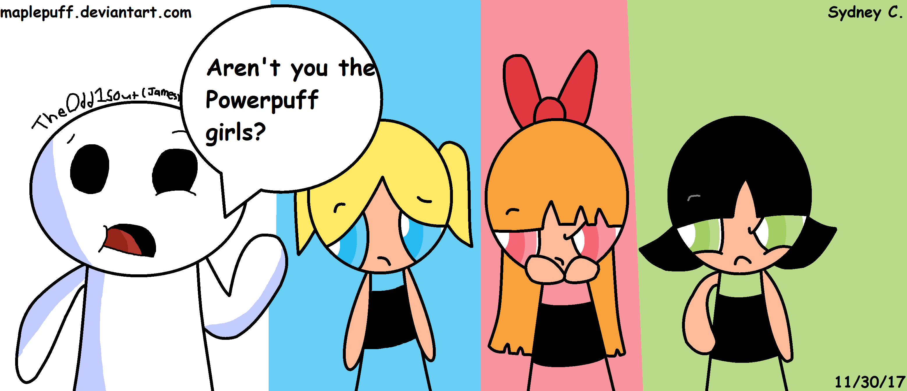 Theodd1stout Meets The Powerpuff Girls Fanart By Maplestorypuff On Deviantart Theodd1stout Meets The Powerpuff Girls Fanart By Maplestorypuff On Deviantart