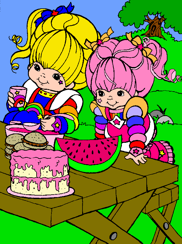 Tickled Pink and Rainbow Brite