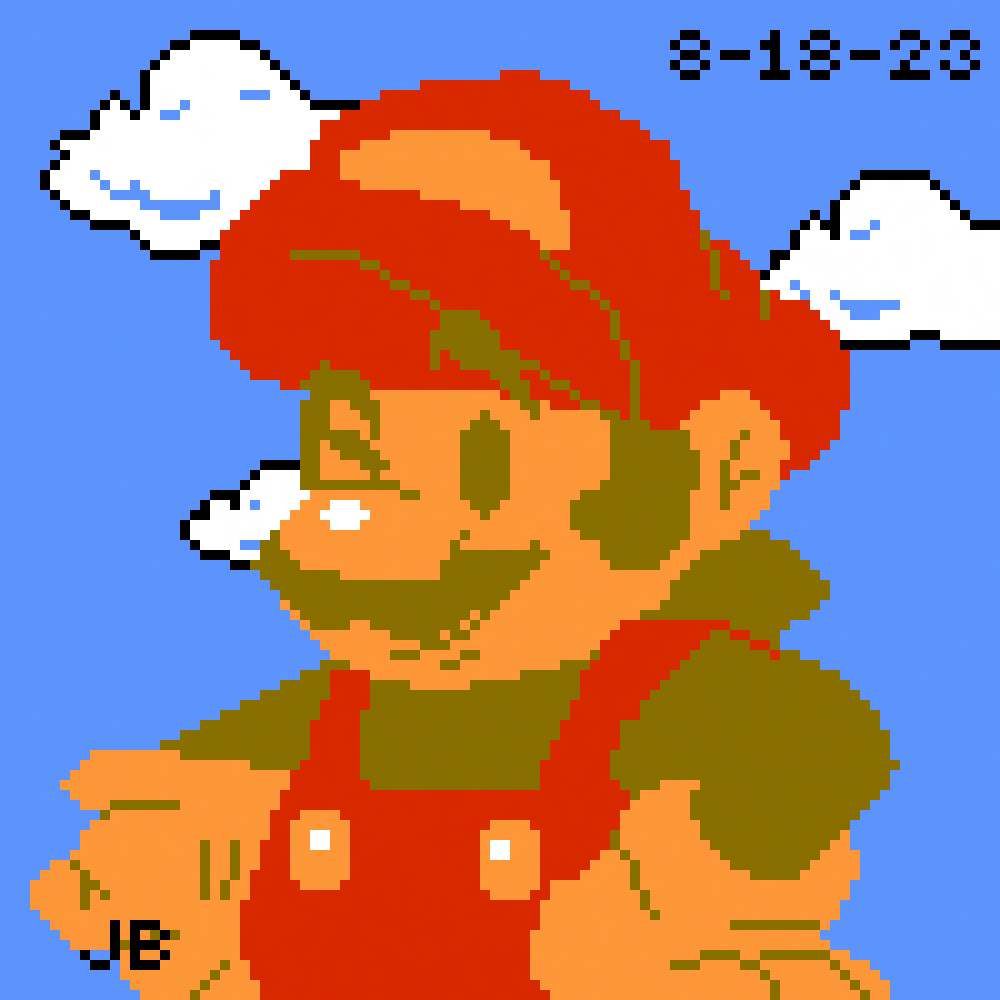 NES Mario by Popstarbird25 on DeviantArt