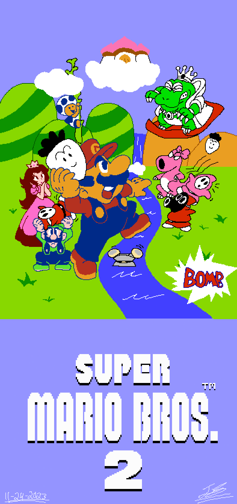 Super Mario Bros. 2 by HappyRussia on DeviantArt