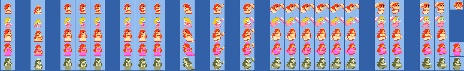 Peach in SMM2 (SMB1) by Popstarbird25 on DeviantArt