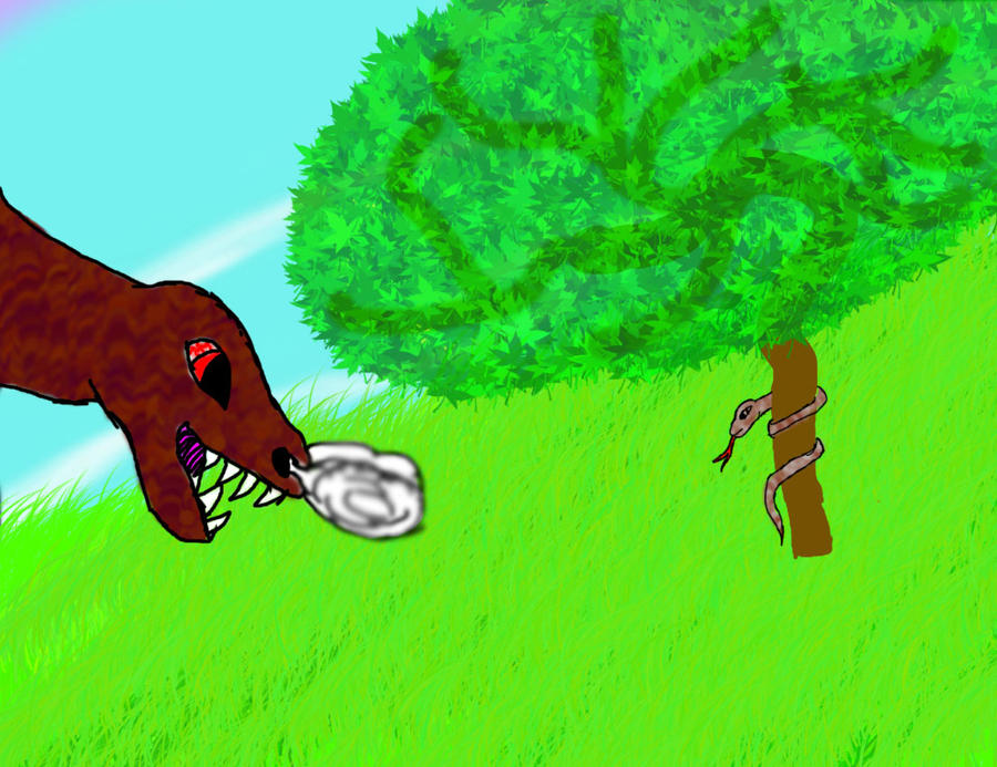 Ti-reks kontra maly gad by Umisa on DeviantArt