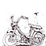 Columbia Moped