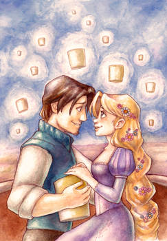 Tangled Rapunzel and Flynn