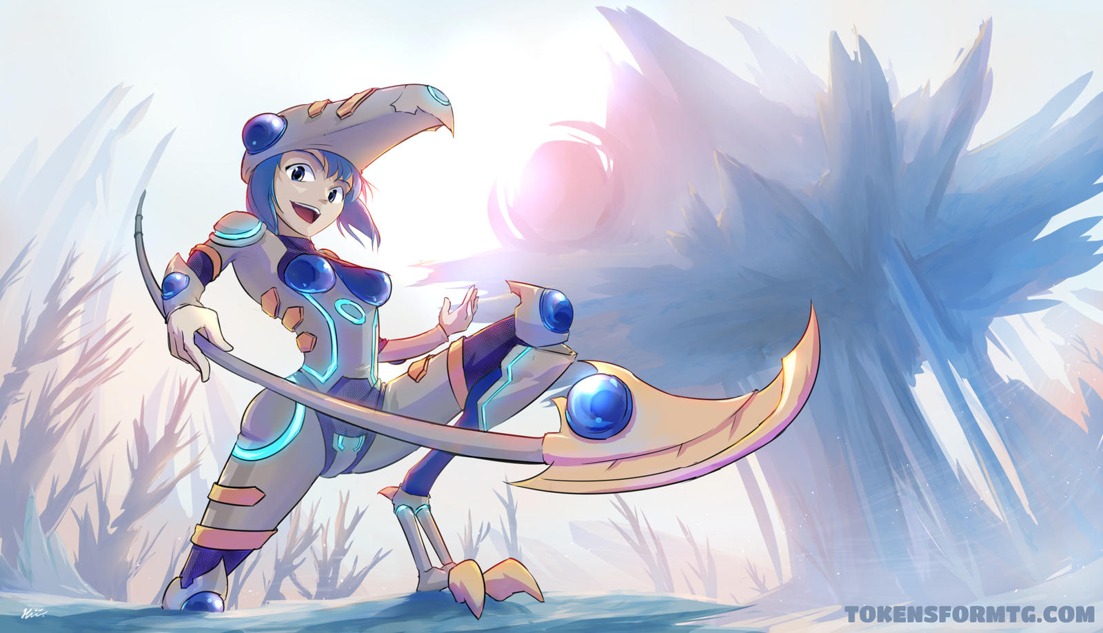 Myr Playmat - Commission MTG by Dave-Shino on DeviantArt