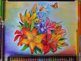My favorite colored pencils... :)