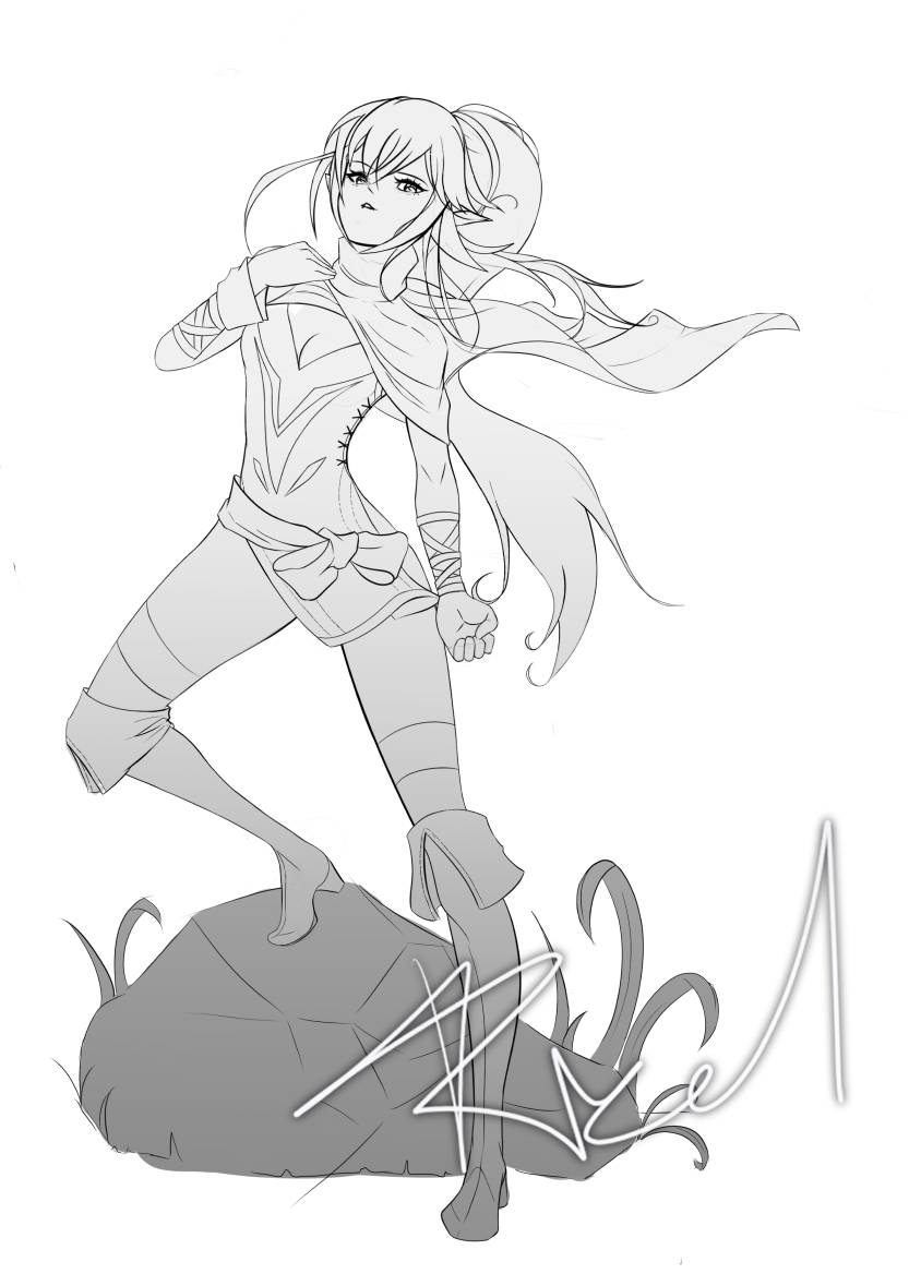 Fire emblem - Tiki - Fanart 2(Sketch)