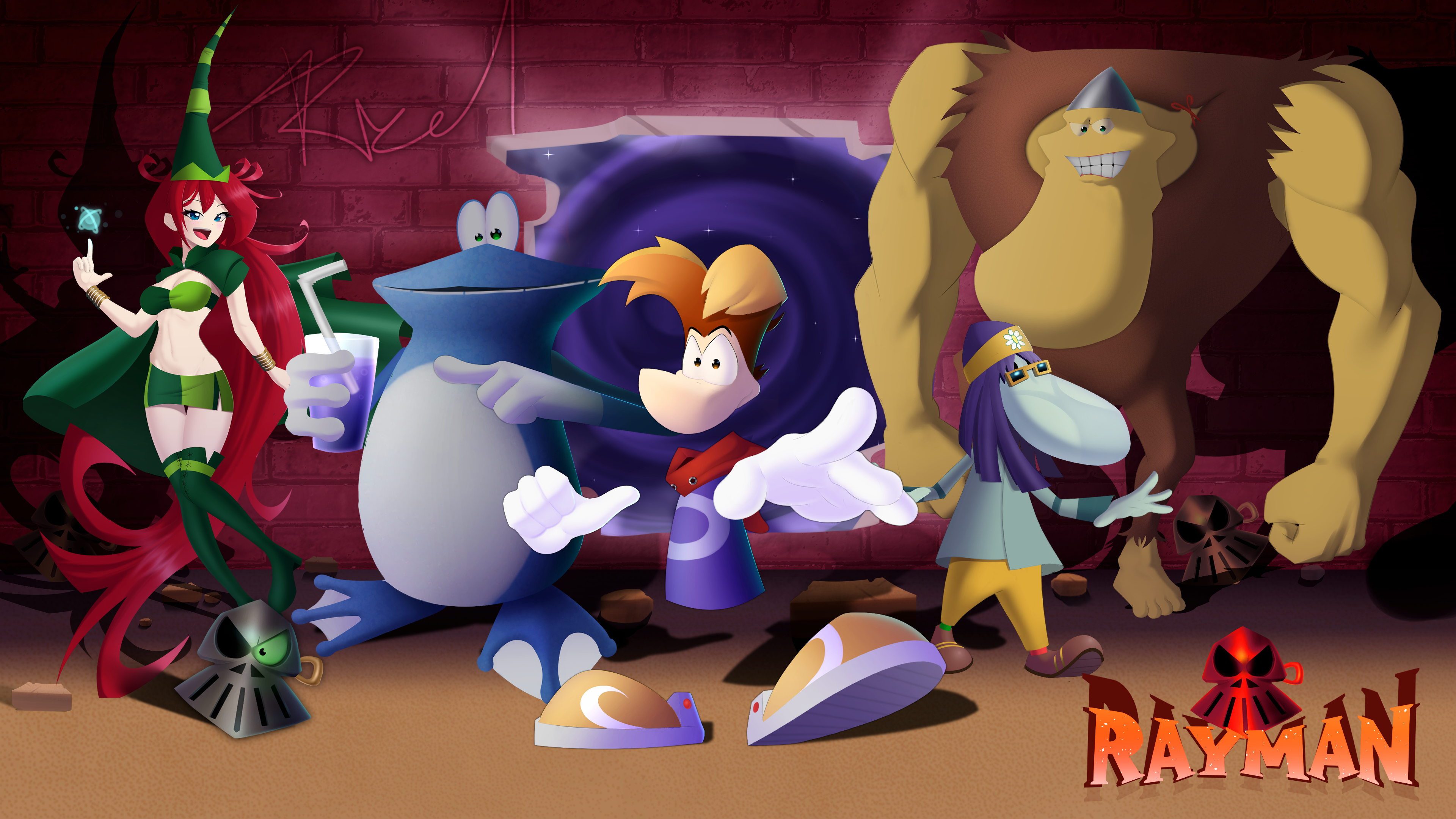 Rayman and the gang