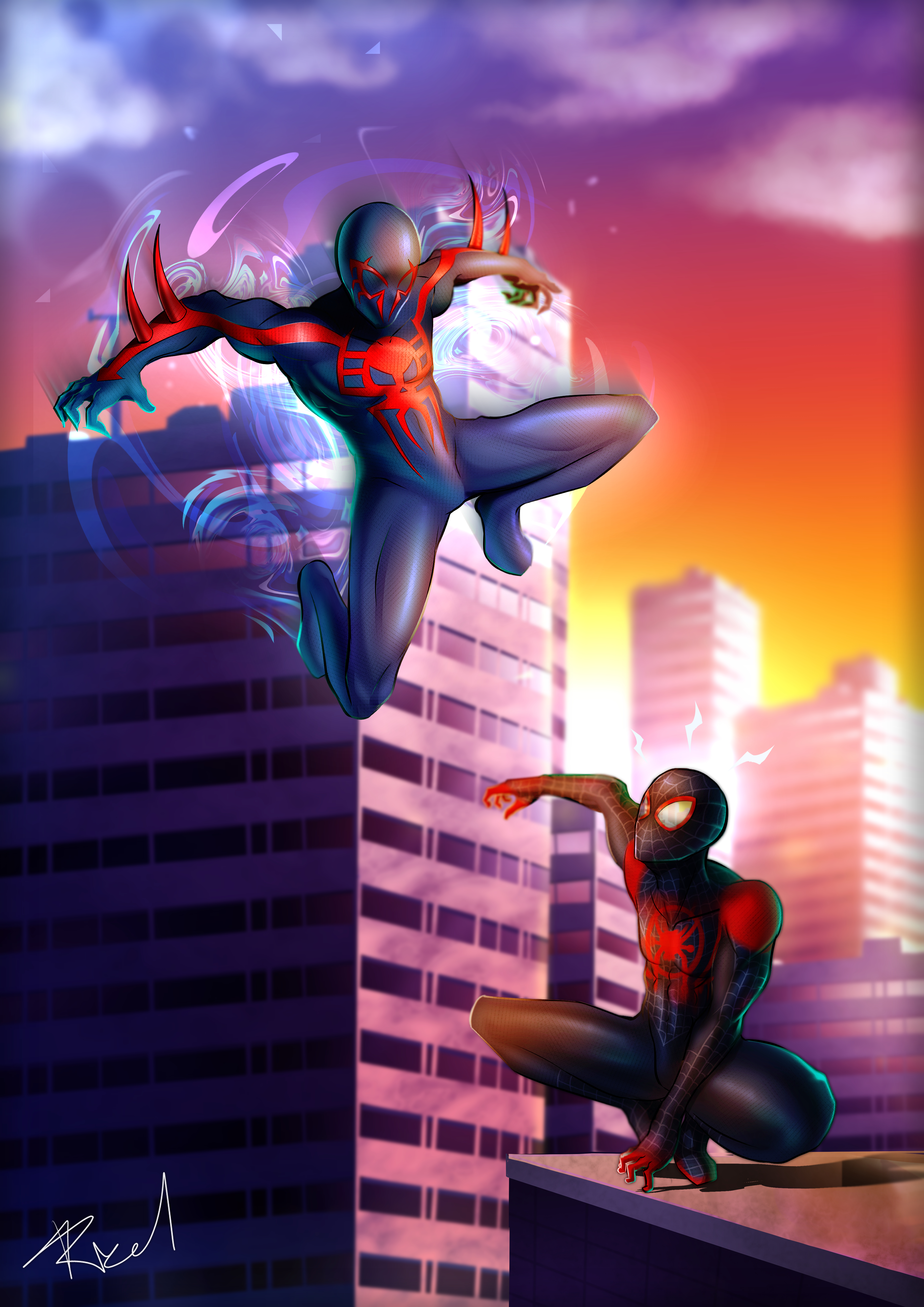Spiderpunk - Across the Spiderverse by reneallan on DeviantArt