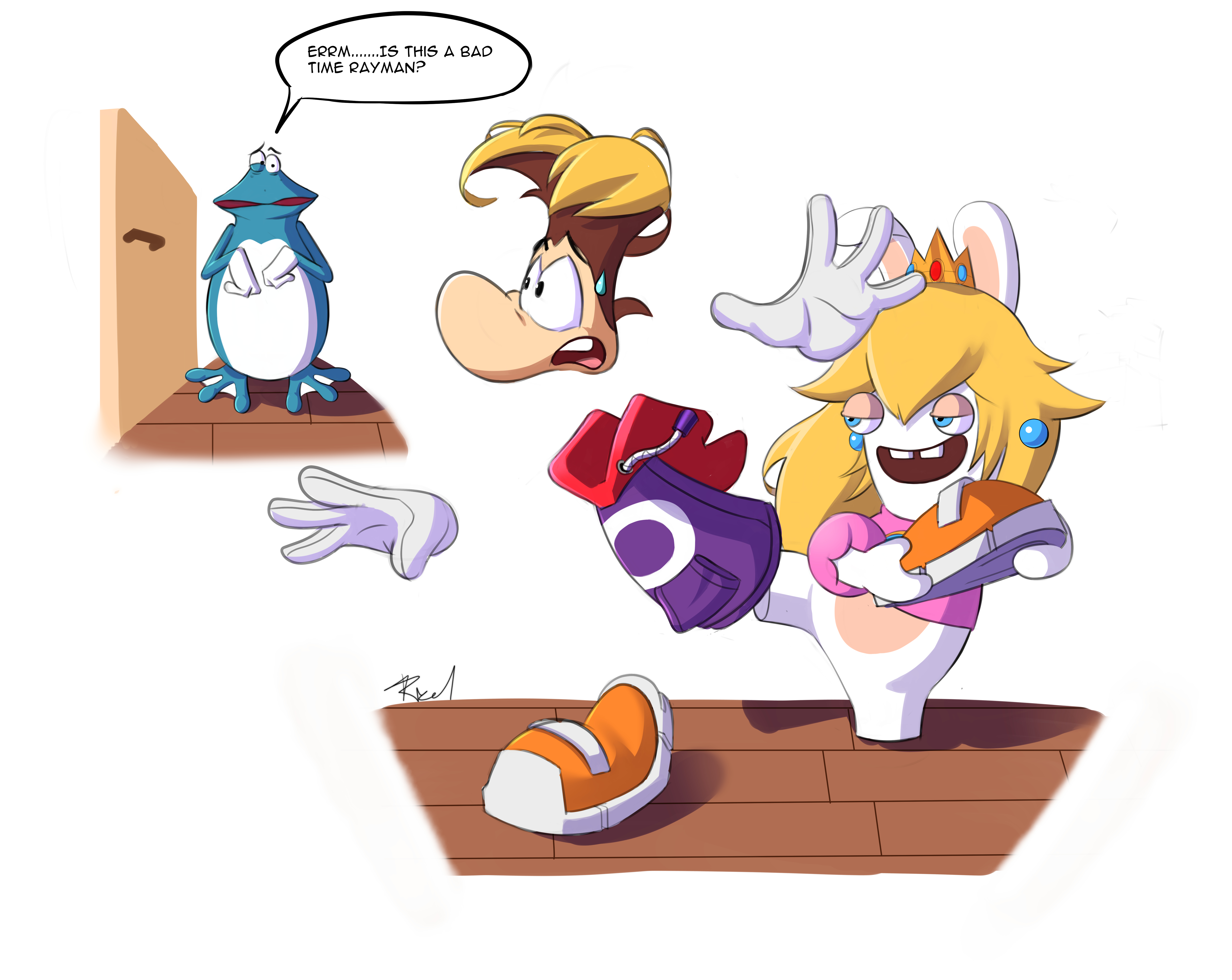 Rayman from Capitan Laserhawk by NocnaFifi on DeviantArt