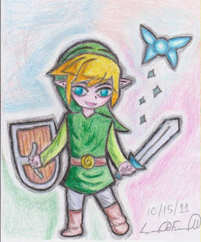 Link from Legend of Zelda fan art