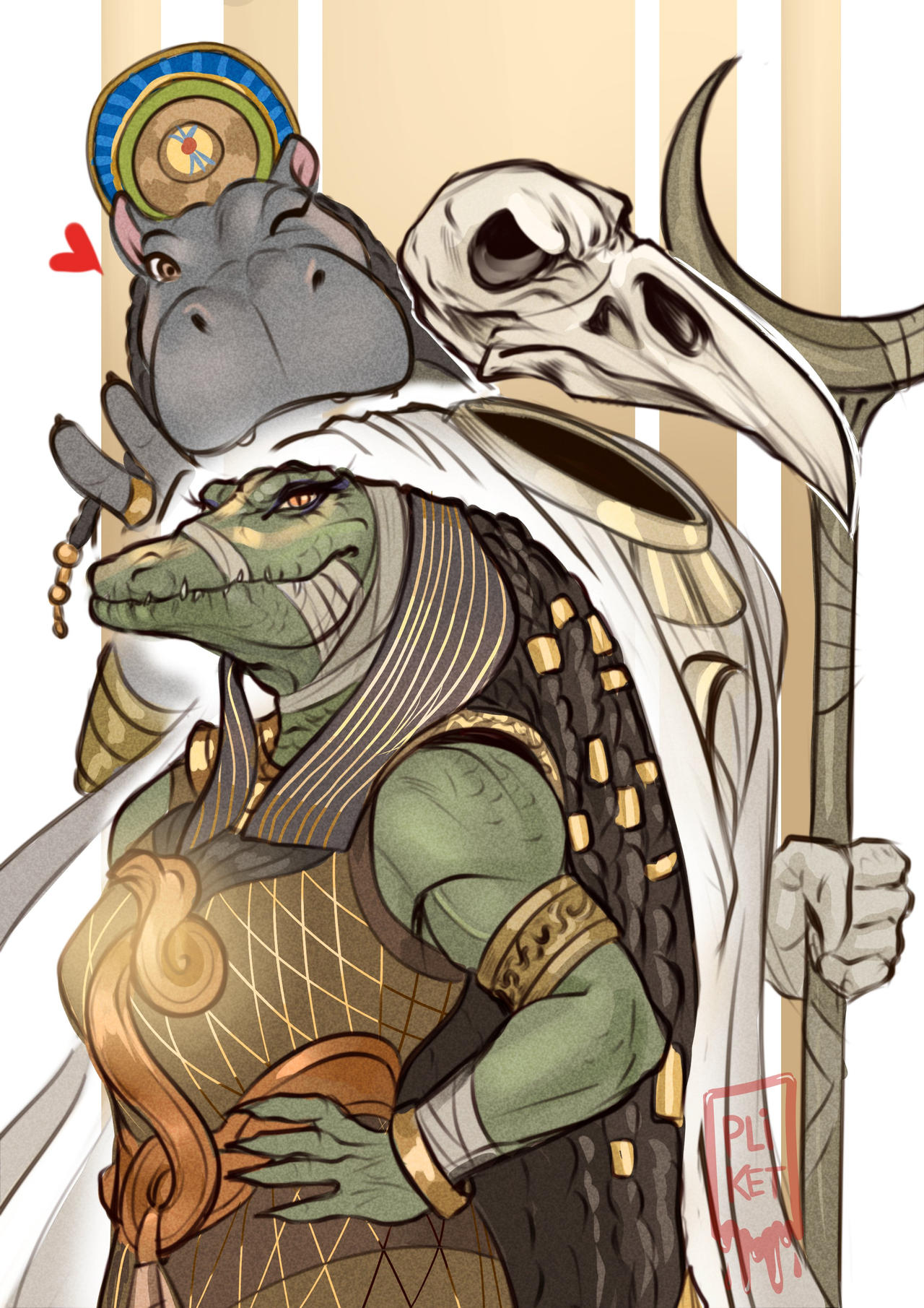 The Ennead from Moon Knight by matuta2002 on DeviantArt