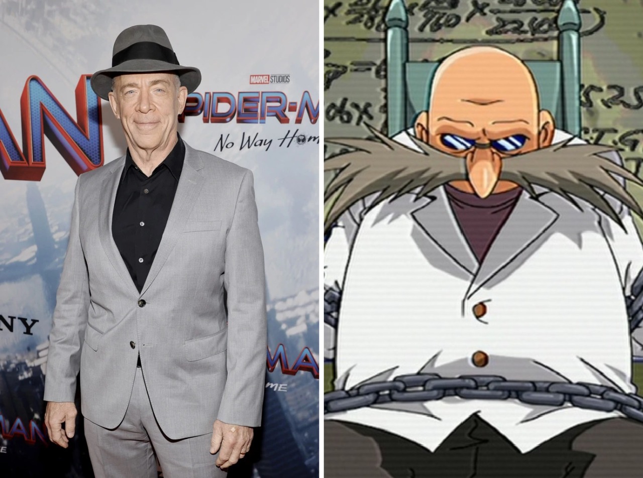 J. K. Simmons as Professor Gerald Robotnik by matuta2002 on DeviantArt
