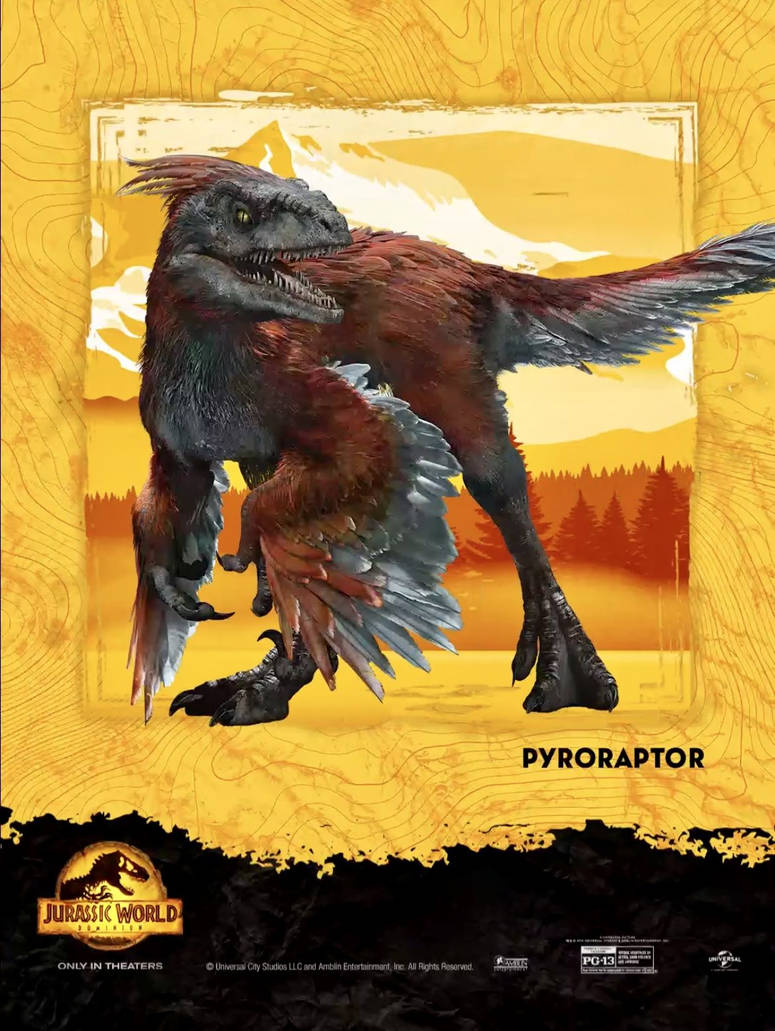 Pyroraptor Poster by matuta2002 on DeviantArt