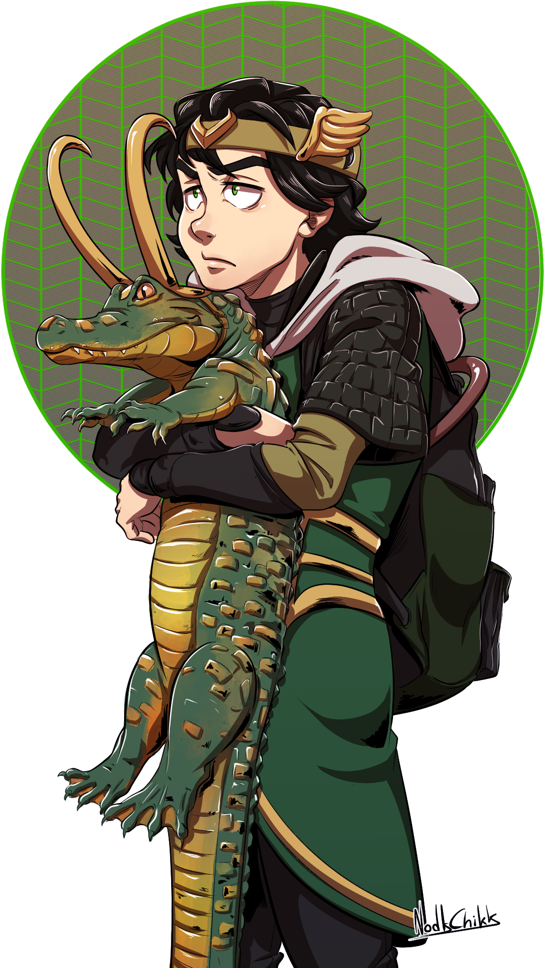 Kid Loki and Alligator Loki by matuta2002 on DeviantArt